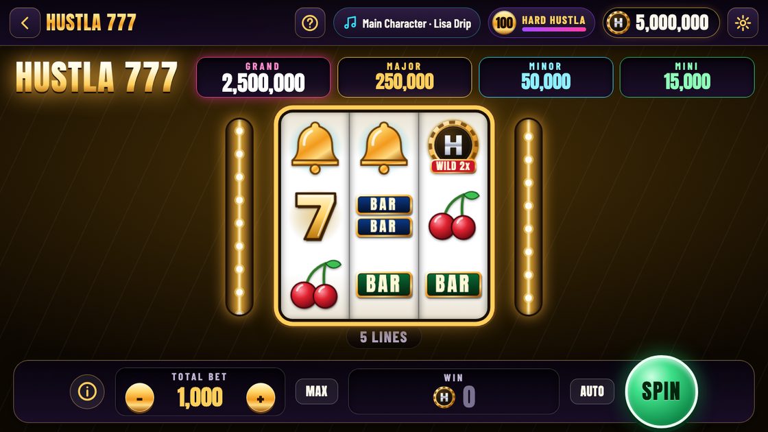 Hustla 777 in Hard Hustla Casino