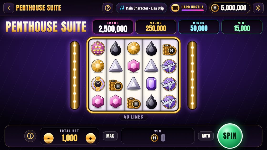 Penthouse Suite in Hard Hustla Casino