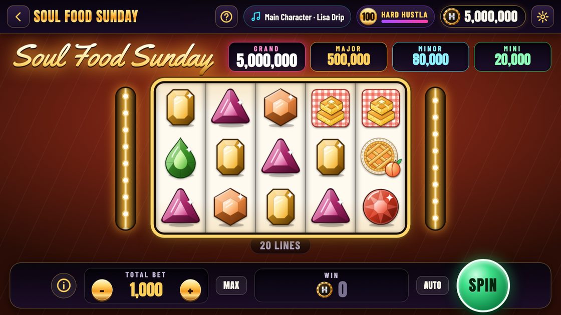 Soul Food Sunday in Hard Hustla Casino